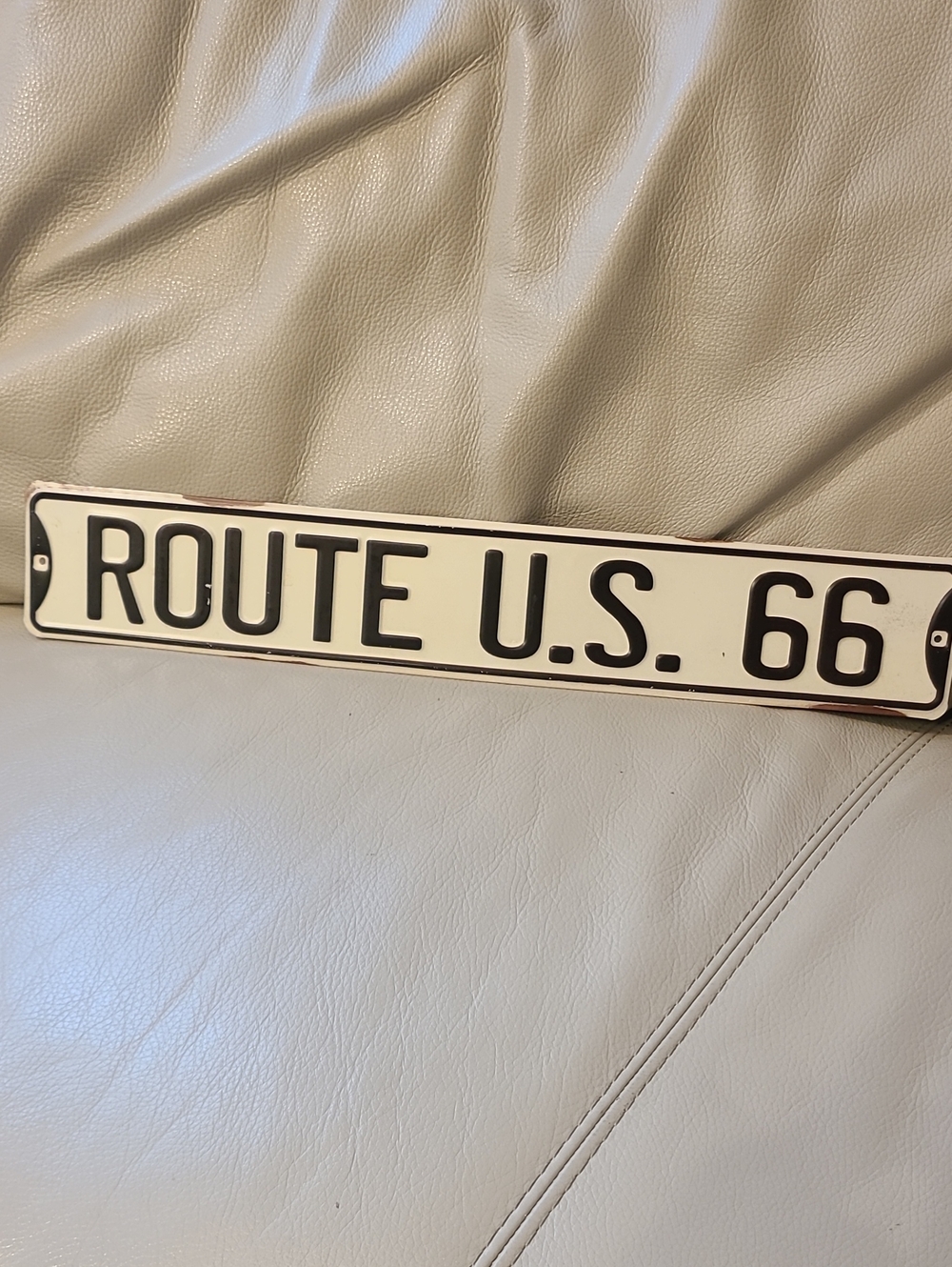 Open Road Brands Route U.S. 66 Wall Sign in White and Black